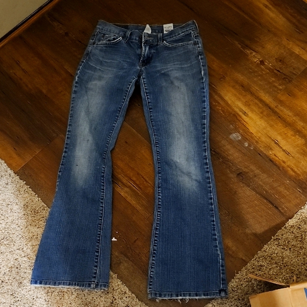 Lucky Brand Blue Flare Wide Leg Jeans